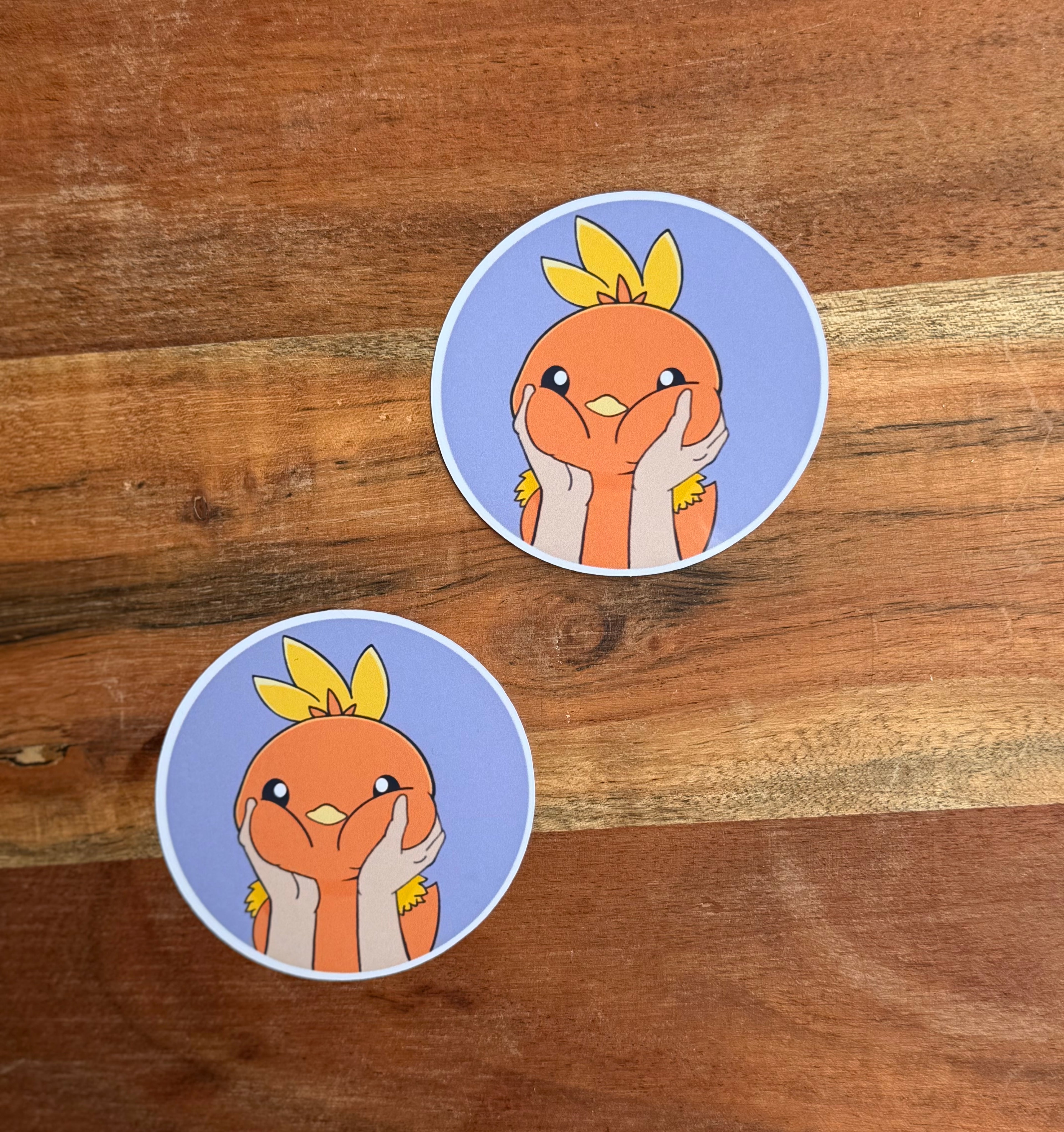 Torchic Squishy Face Sticker